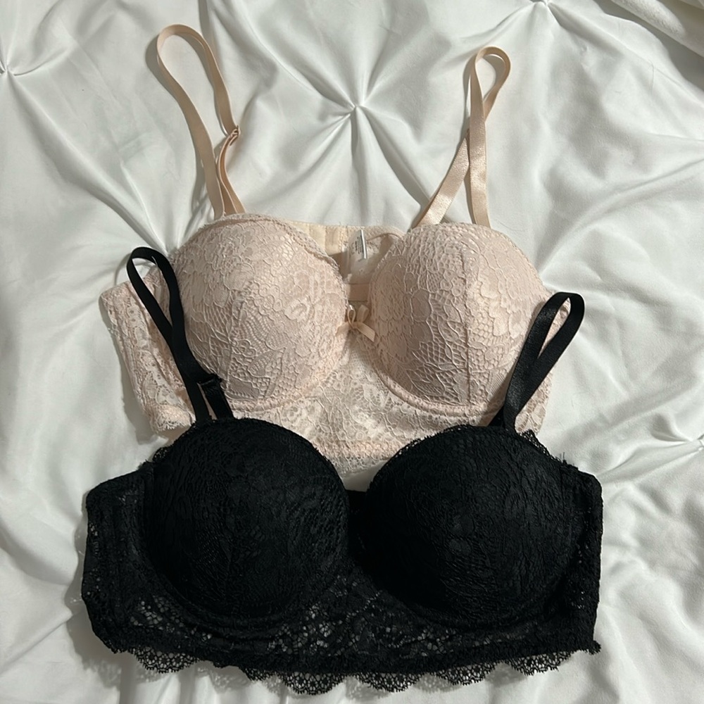 Set of 2, Bluxe padded bras 36B